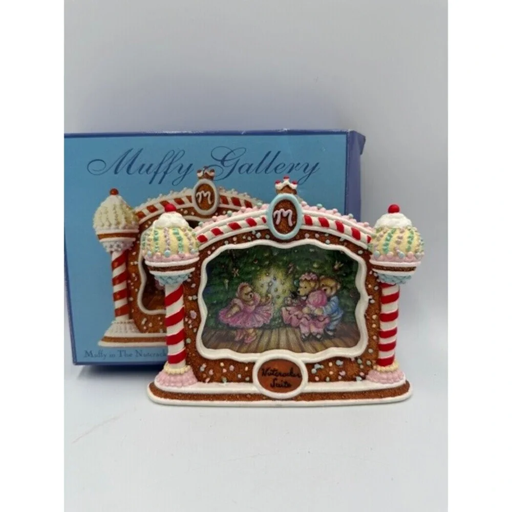 Muffy Gallery Nutcracker Suite Painting and Frame Gingerbread Muffy VanderBear